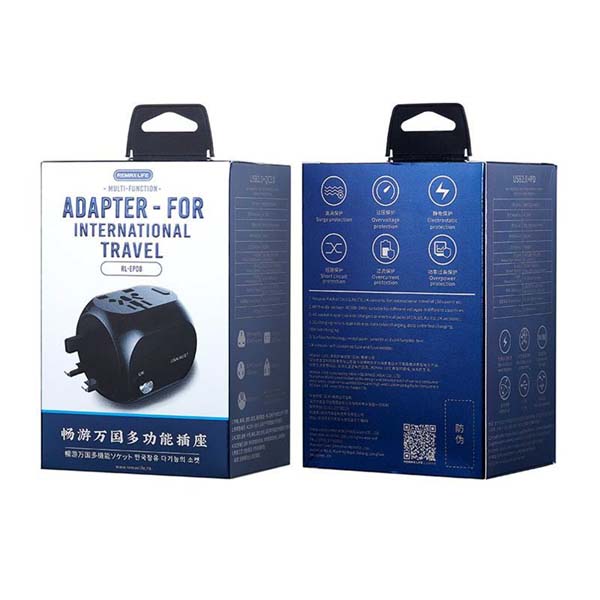 REMAX RL-EP08 Multi-Function International Travel Adapter